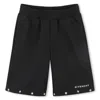 Givenchy Embroidered Logo Shorts In Black