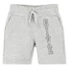 Givenchy Logo-embroidered Shorts In Gray