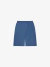 GIVENCHY BERMUDA SHORTS IN OZONE WASHED CHAMBRAY