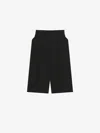 Givenchy Black Wool Shorts For Women In Black