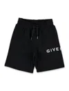 Givenchy Bermuda Logo In Black