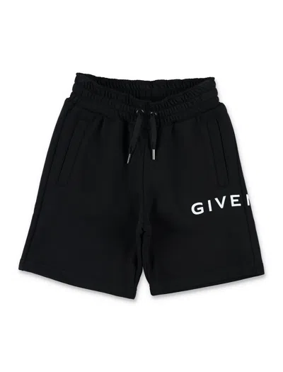 Givenchy Kids' Bermuda Logo In Black