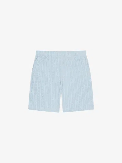 GIVENCHY BERMUDA SHORTS IN 4G COTTON TOWELLING