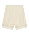 Givenchy Bermuda Shorts In Crochet In Neutral
