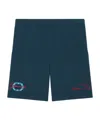 Givenchy Waistband Elastic Pockets Side Back In Blue