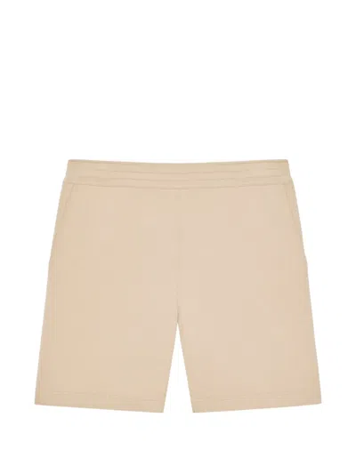 Givenchy Bermudas Aus Fleece Mit  Paris-ripsband In Nude
