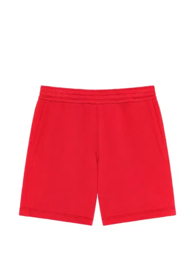 Givenchy Bermuda Couture Seam En Scuba Avec Gros Grain In Red