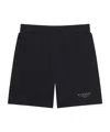Givenchy Mens Black Relaxed-fit Logo-print Cotton-jersey Shorts Xl In Black