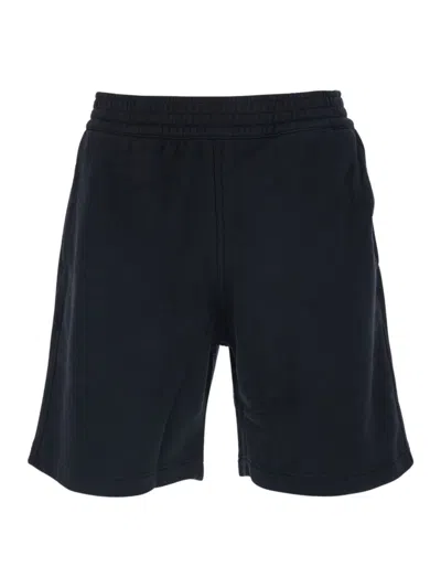 Givenchy Bermuda Shorts In Fleece With Paris Gros Grain In Black