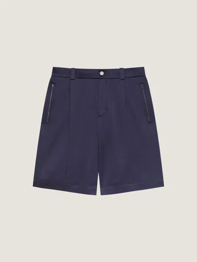 Givenchy Bermuda Shorts In Satin In Blue