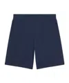 Givenchy Elastic-waistband Panelled Shorts In Blue