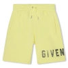 Givenchy Logo Cotton-blend Shorts In Yellow