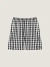 Givenchy Gingham Bermuda Shorts In Cotton In Multi