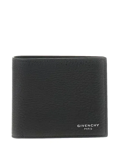 Givenchy Bi-fold Leather Wallet In Black