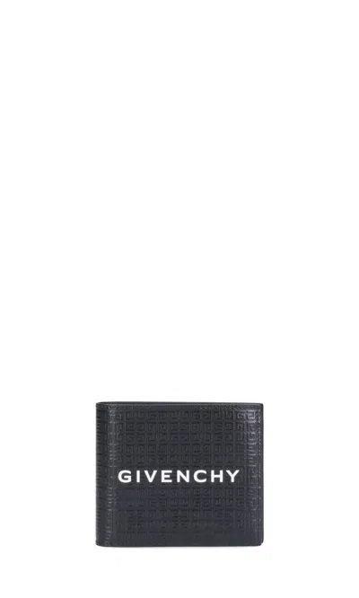 Givenchy Bi-fold Logo Card Holder In Black
