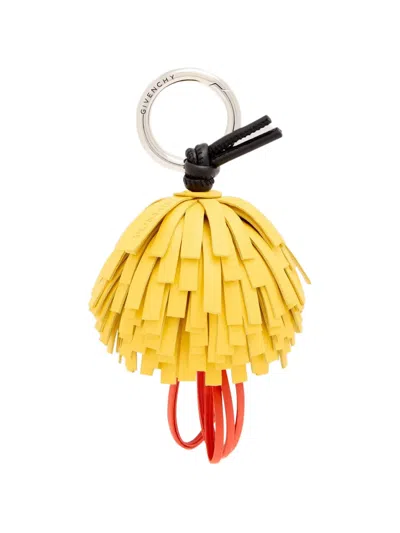 Givenchy Women's Bicolor Daisy Charm In Nappa Leather In Yellow