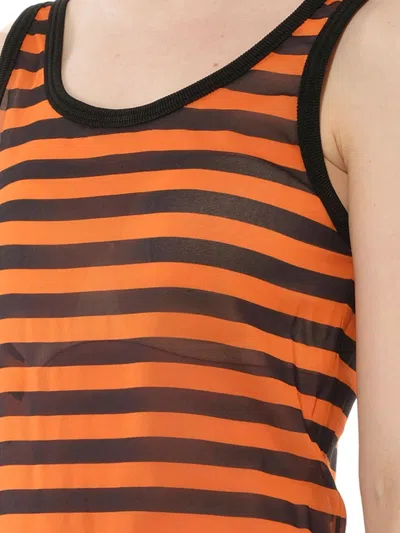 Givenchy Bicolor Fibres T-shirt In Orange