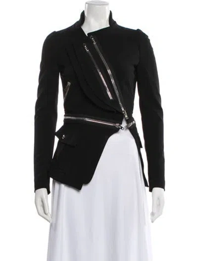 Pre-owned Givenchy Biker Jacket In Black