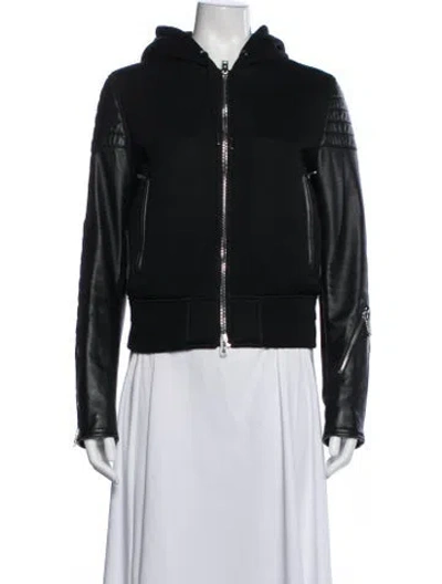 Pre-owned Givenchy Biker Jacket In Black