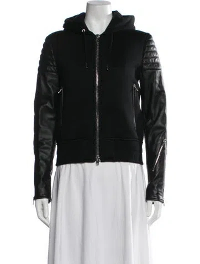 Pre-owned Givenchy Biker Jacket In Black