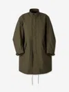 Givenchy Stamp Cotton-blend Raincoat In Brown