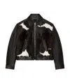 Givenchy Leather Biker Jacket In Black