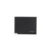 Givenchy Black Bill Clip Calf Leather Wallet In Black