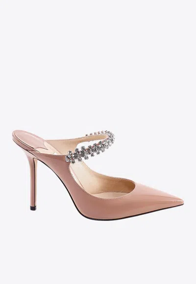 Givenchy Bing 100 Crystal-strap Pumps In Pink