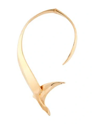 Pre-owned Givenchy Bird Torque Necklace, 11" In Multi
