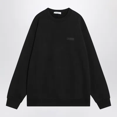 Givenchy Black Crew Neck Cotton Sweatshirt