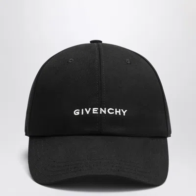 GIVENCHY GIVENCHY BLACK BASEBALL CAP WITH LOGO