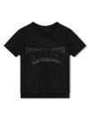 GIVENCHY BLACK 2-LAYER T-SHIRT WITH PRINT