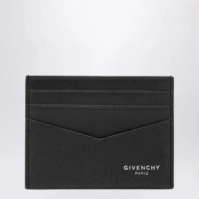 Givenchy Black 2x3 Calf Leather Credit Card Case