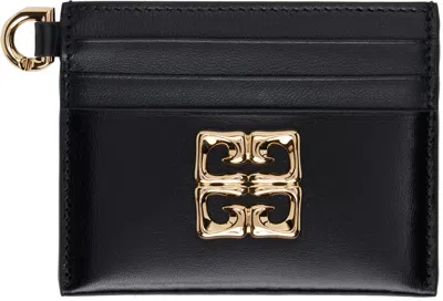 Givenchy Black 4g Card Holder In 001-black