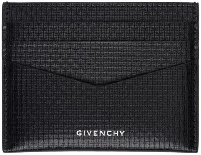 Givenchy Black 4g Classic Card Holder In 001-black