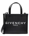 Givenchy Black Coated Canvas In Black
