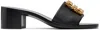 Givenchy 4g Black Mules In 001-black