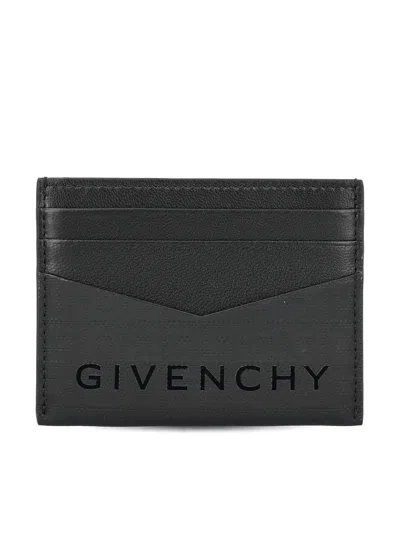 Givenchy Black 4g Nylon Card Holder