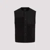 Givenchy Men's Mix Material Vest 4g Pocket In Black