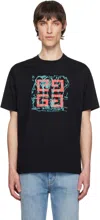 Givenchy 4g Print T-shirt In 001-black