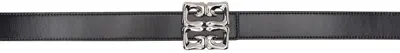 Givenchy Black 4g Reversible Belt In 222-soft Tan