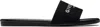 Givenchy Slipper 4g Slipper-mule In Black Cotton In 001-black