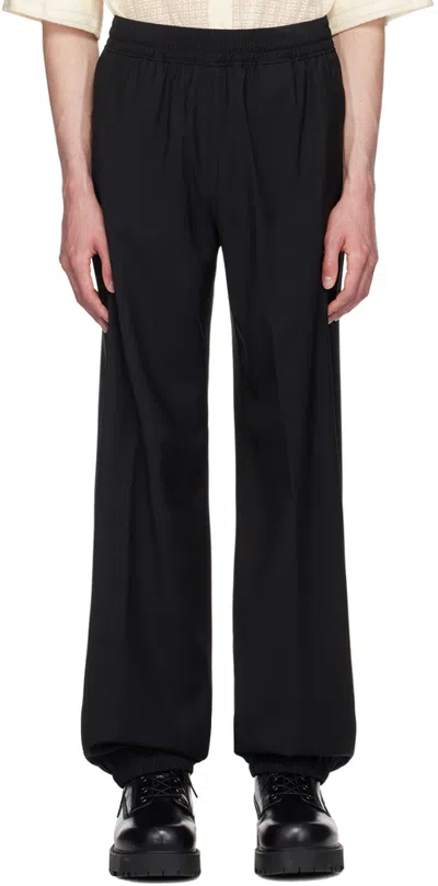 Givenchy Black 4g Trousers In 001-black
