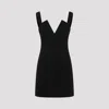 Givenchy V-collar Mini Dress In Black