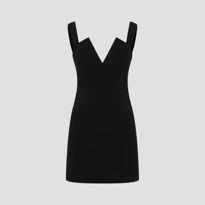 GIVENCHY BLACK ACETATE MINI DRESS