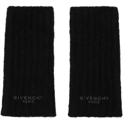 Givenchy Black Alpaca Mittens