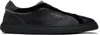 Givenchy Black Leather G Move Sneakers In 002-black/grey