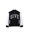 Givenchy Logo-patch Bomber Jacket In Black