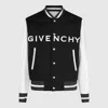 GIVENCHY GIVENCHY BLACK AND WHITE WOOL BLEND CASUAL JACKET
