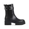 Givenchy Voyou Leather Buckle Chelsea Boots In Black